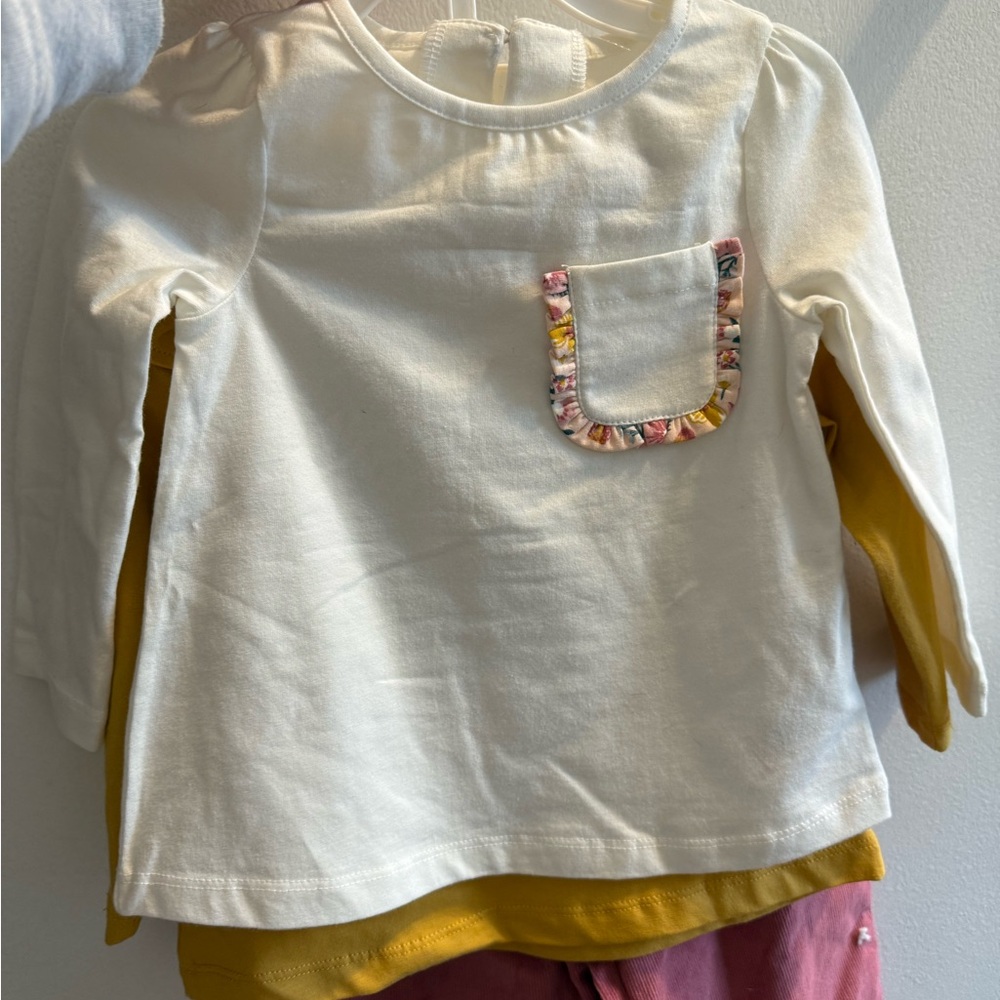 Haute Hippie Cream and Pink Kids Matching Set